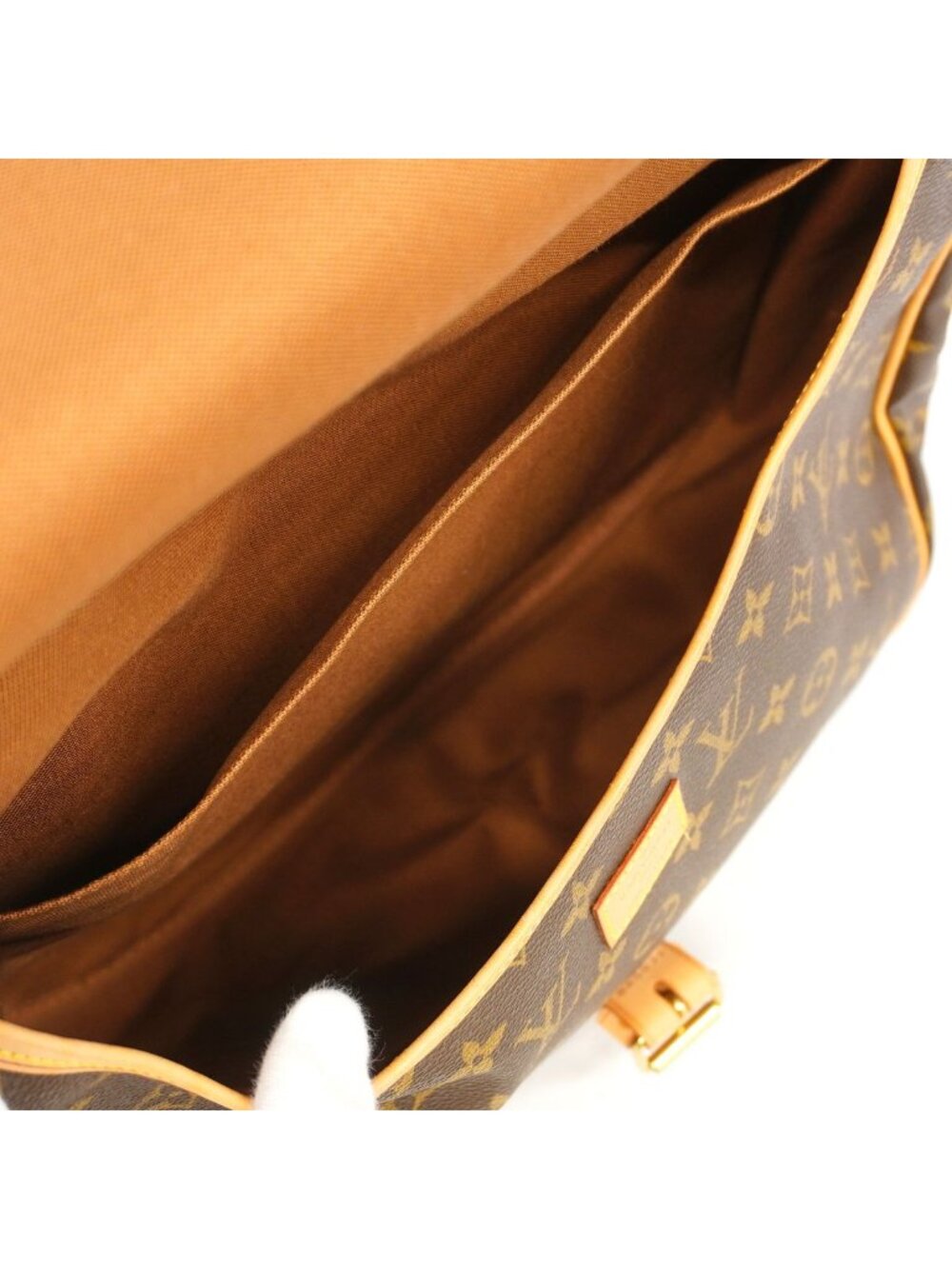 Louis Vuitton Shoulder Bag Monogram Saumur 35 Brown - Picture 4 of 12